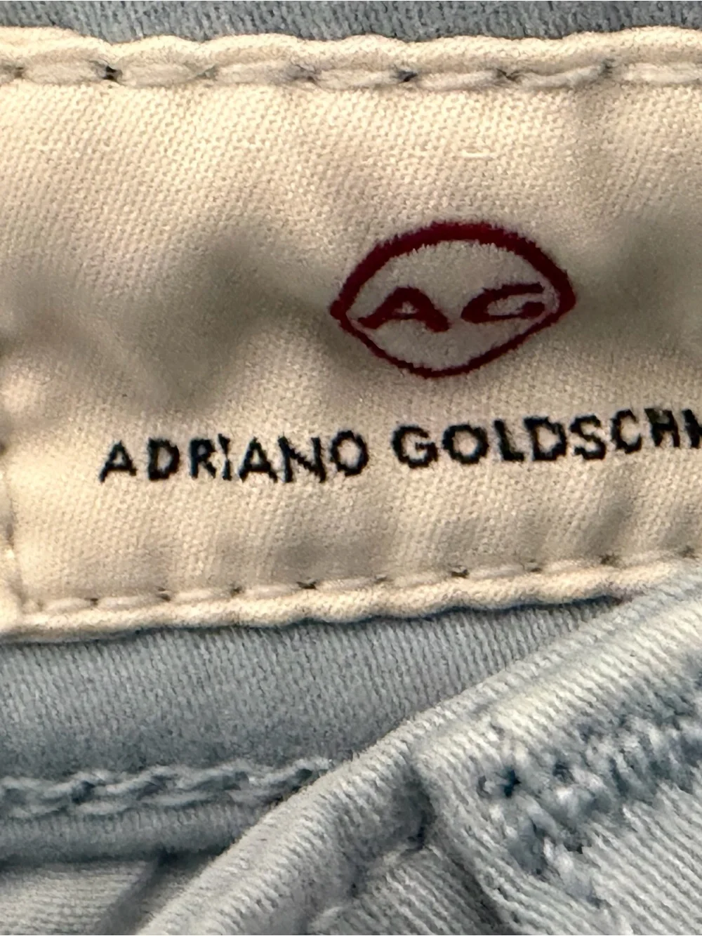 Ag Adriano Goldschmied cropped clean